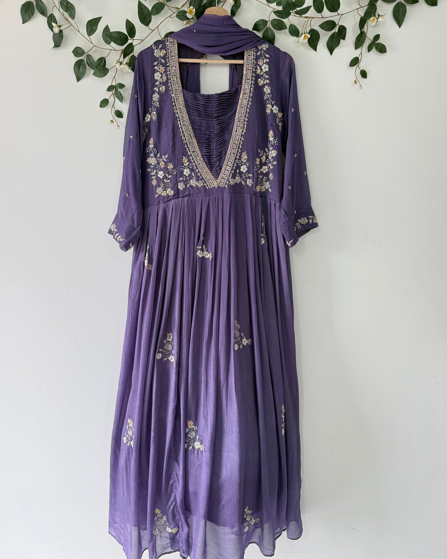 Royal Purple - Anarkali Dress
