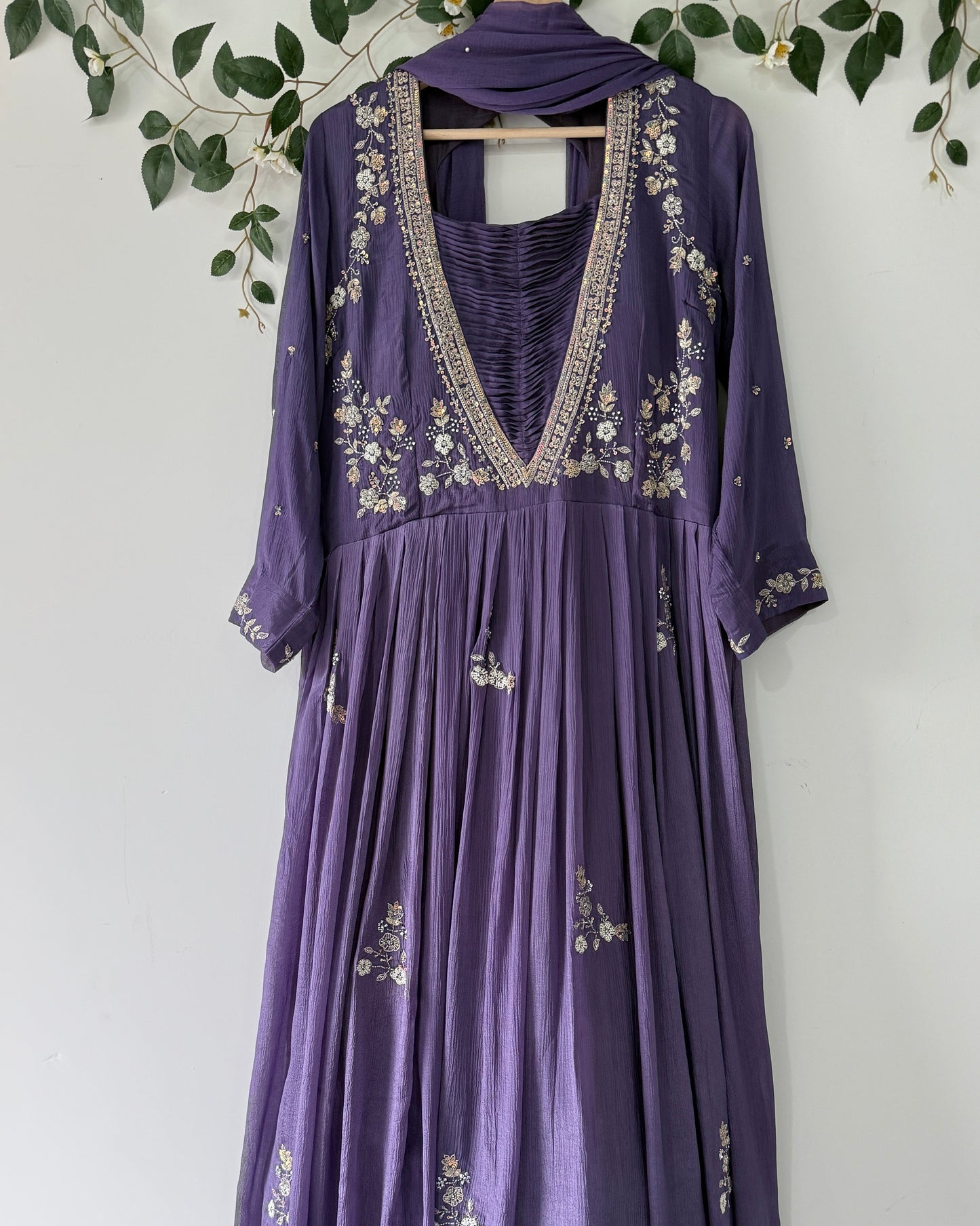 Royal Purple - Anarkali Dress